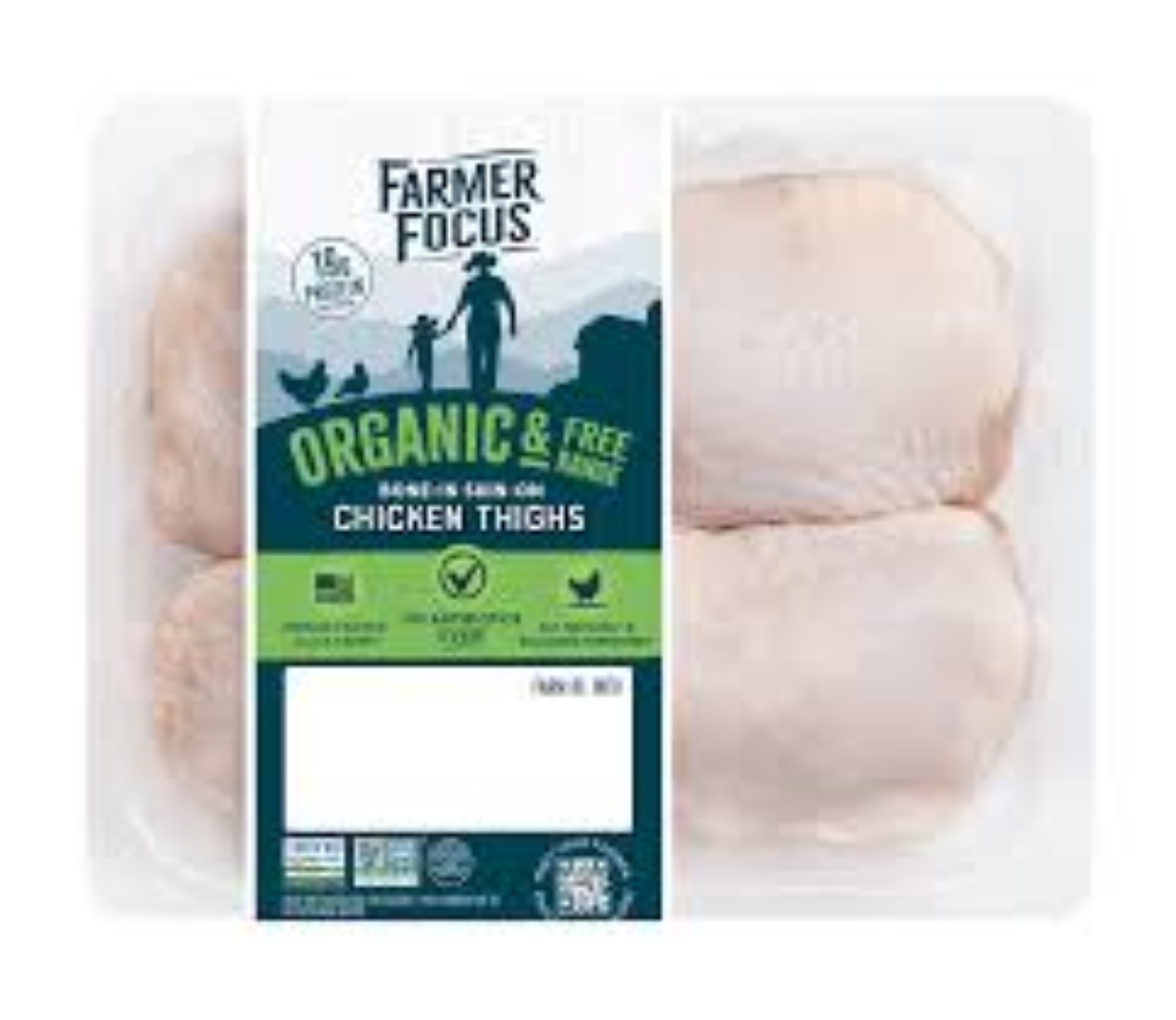 FARMER MAX THIGHS SKIN ON & BONE IN 550G